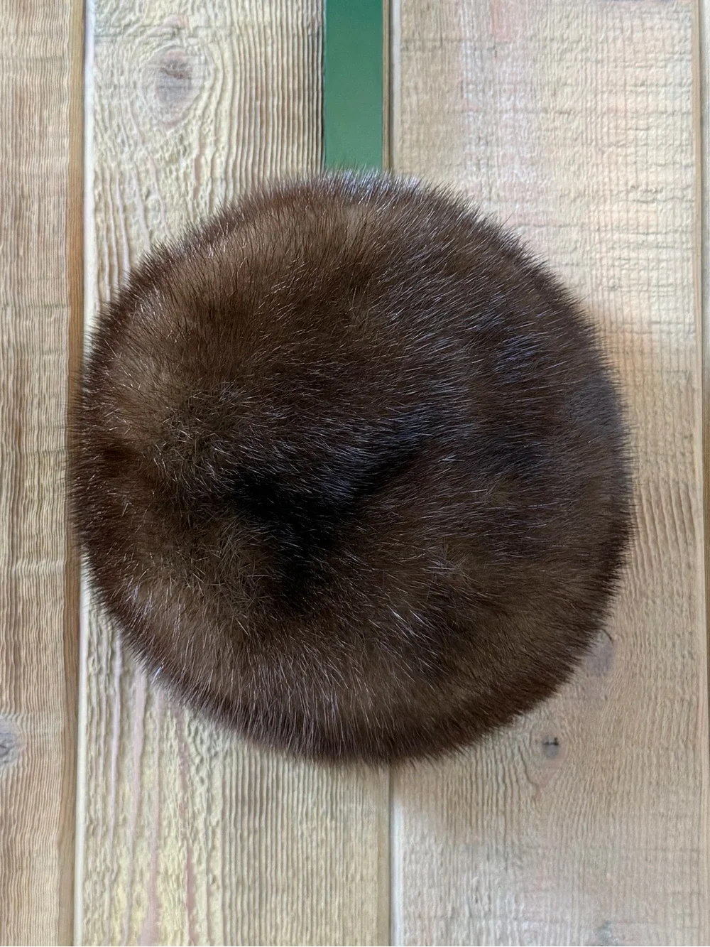 Vintage B. Altman Fifth Avenue Genuine Mink Fur Pillbox Hat Miss Alice 1960s